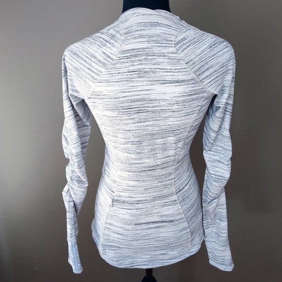 Lululemon Runderful Long Sleeve Space Dye Camo Silver Spoon Crew Neck - Picture 10 of 16